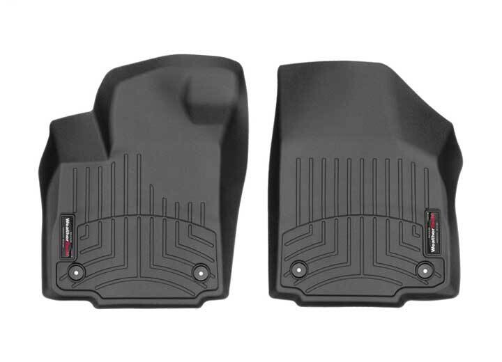 WeatherTech 17-C F250/F350/F450/F550 SUPERCAB/SUPERCREW MINOR GAB W/4X4 SHIFT FRONT FLOORLINER BLACK