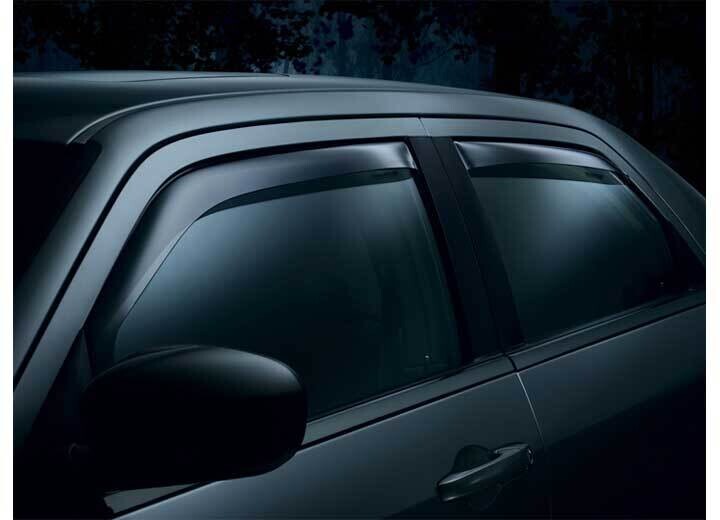 WeatherTech 2010-C 4RUNNER FRONT &amp; REAR SIDE WINDOW DEFLECTORS DARK SMOKE