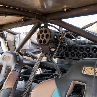 Helmet Particle Separator