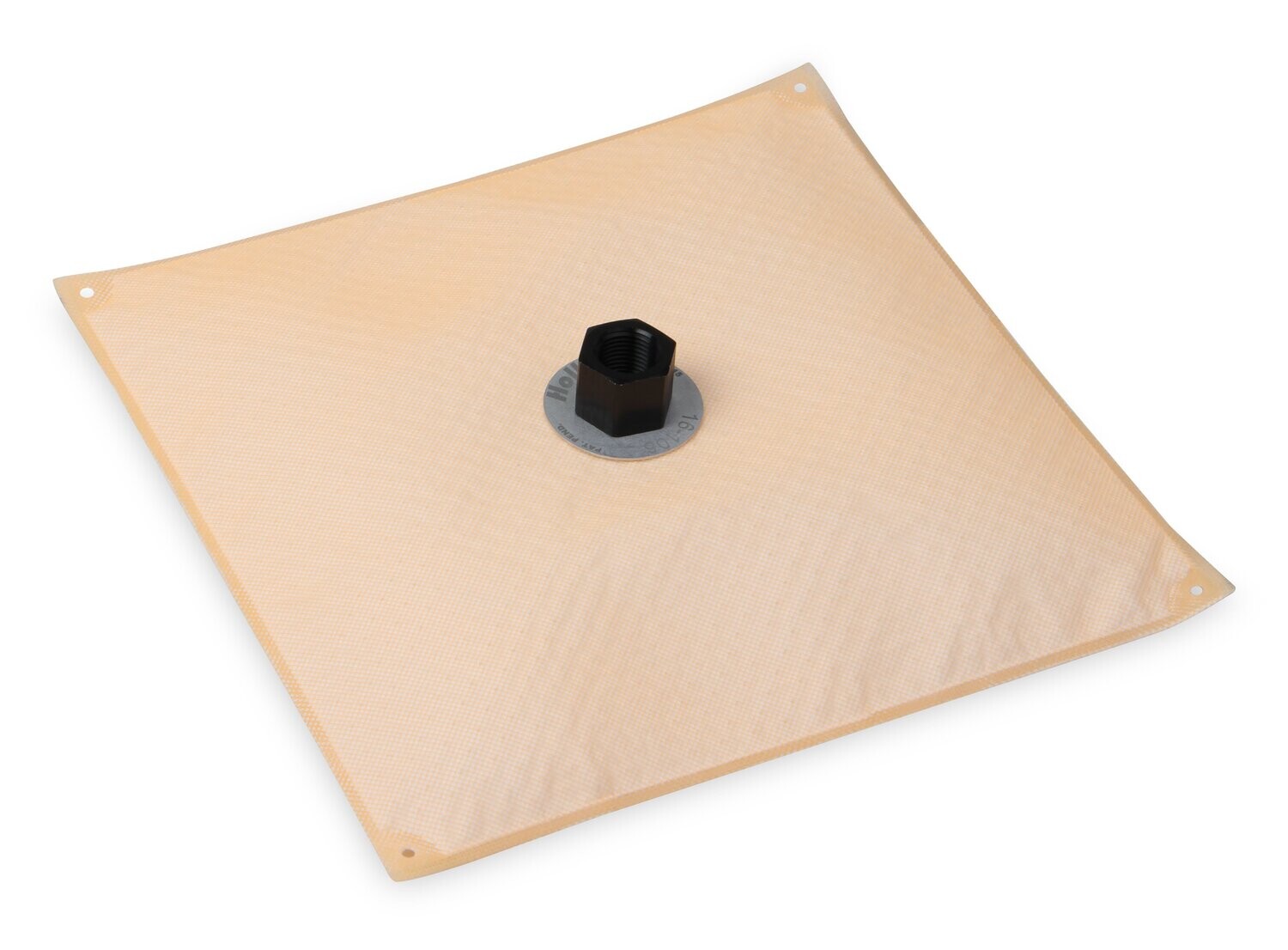 11&quot; x 11&quot; HydraMat®, Square
Center outlet pick-up with -1/2&quot; NPT fitting. Fitting location designed for universal use.