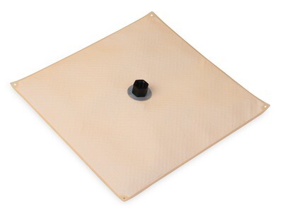 15&quot; x 15&quot; HydraMat®, Square
Center outlet pick-up with -1/2&quot; NPT fitting. Fitting location designed for universal use.