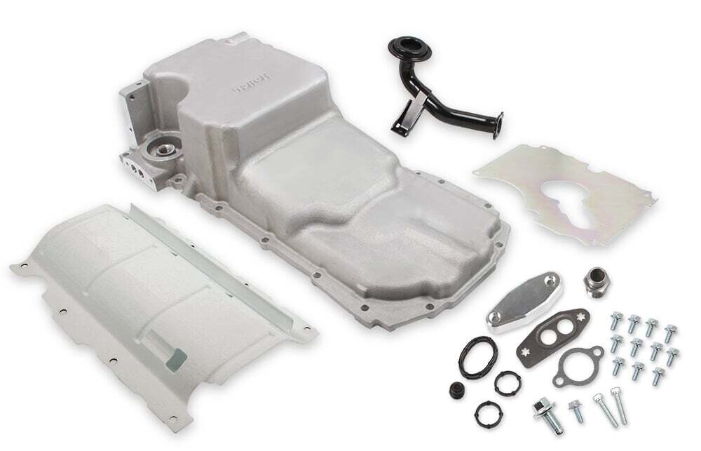 Holley GM Gen V LT Swap Oil Pan - as Cast with Turbo Oil Return