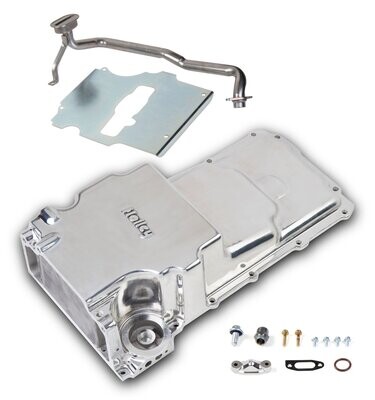 Holley GM LS Swap Oil Pan - Polished - additional front clearance
GM LS Swap Oil Pan - Polished - 1955-87 GM/Muscle Car/Classic Car/Trucks Cars requiring more clearance at the front half of the oil p Holley GM LS Swap Oil Pan - Polished - additional front clearance
GM LS Swap Oil Pan - Polished - 1955-87 GM/Muscle Car/Classic Car/Trucks Cars requiring more clearance at the front half of the oil p