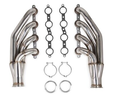 Flowtech LS Turbo Headers-Polished
(Up and forward) 1-3/4&quot; 304SS GM 4.8/5.3/6.0L V8 Polished Finish