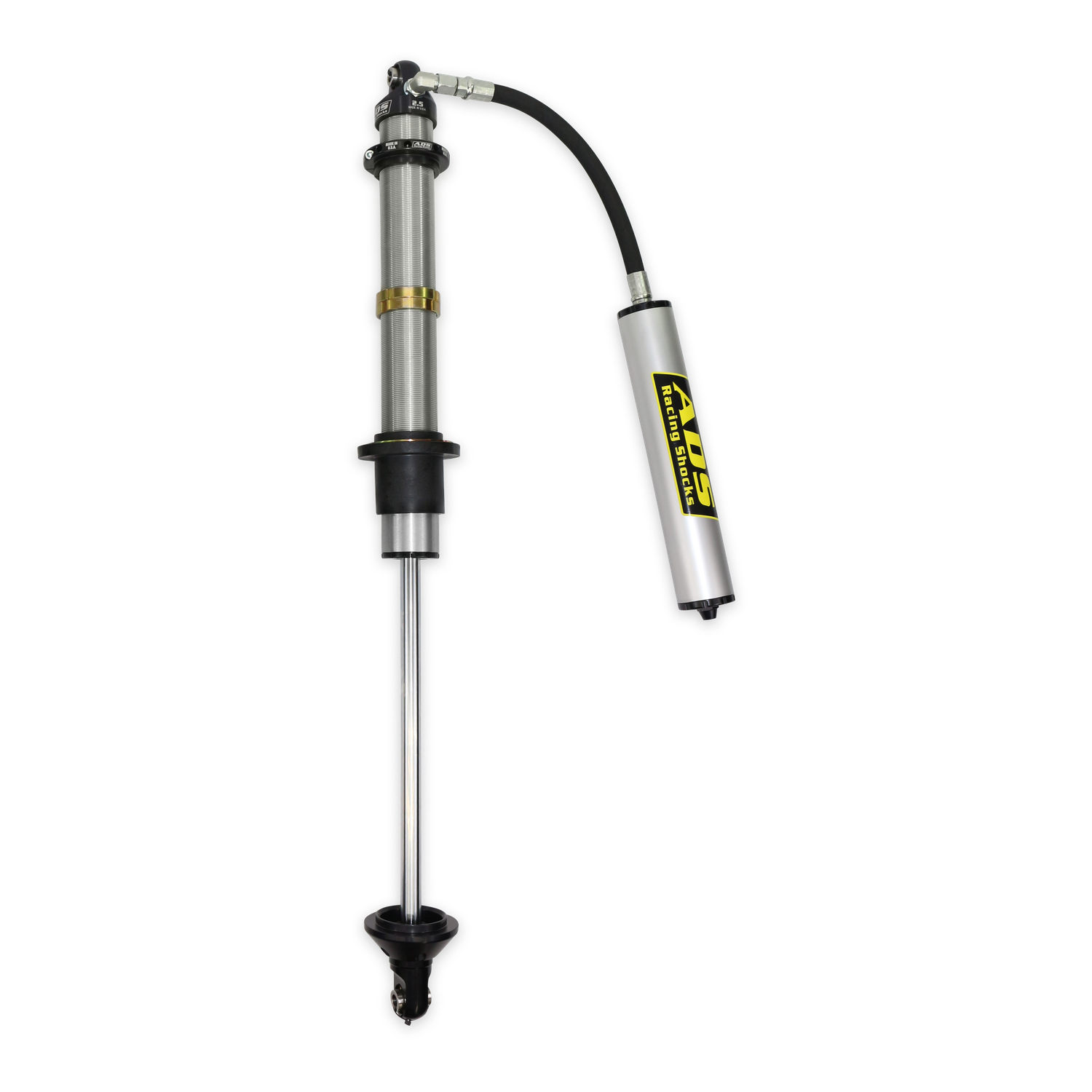 ADS Direct Fit Race Coilover Shock Long Travel LSK  2.5 in. x 10 in. Stroke Coil-over Remote Reservoir (90 Deg Hose) w/ Comp Adj LSK Spec