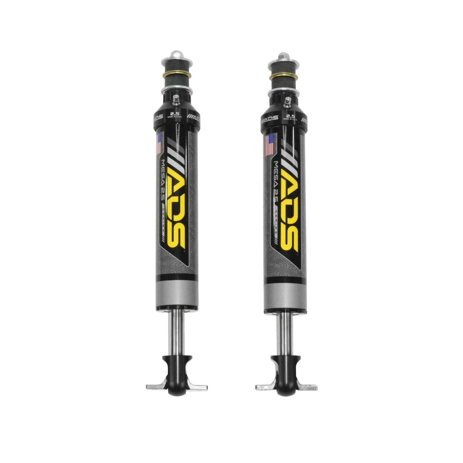 ADS - Mesa 2.5 Series Shocks  1997-2006 Wrangler TJ, 0.0-3.0&quot; Lift, Front