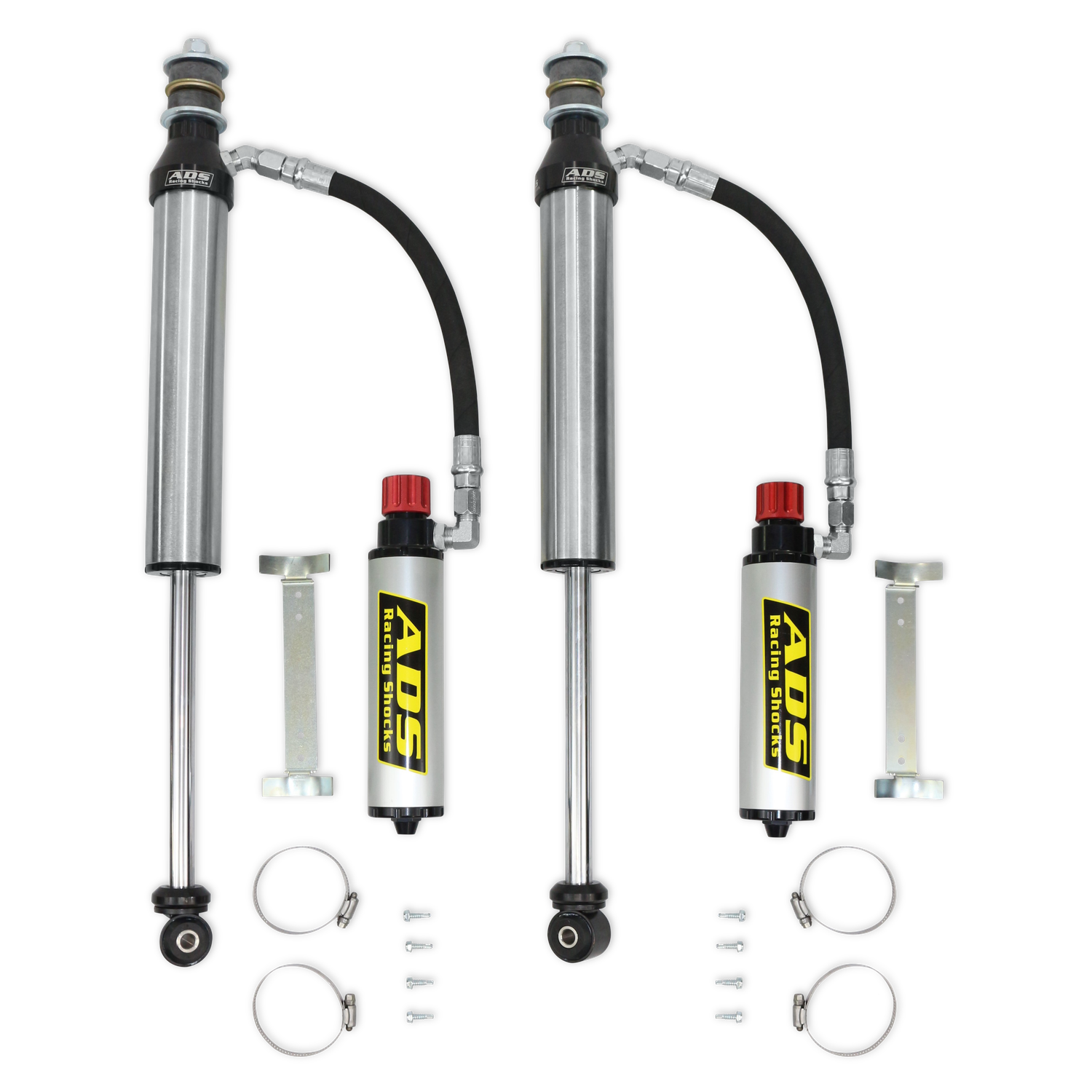 ADS Direct Fit Race Shock - Rear  2007-2021 Toyota Tundra - 2.5 in. Shock - Piggyback Reservoir - Compression Adjusters - Full Leaf Pack Replacement