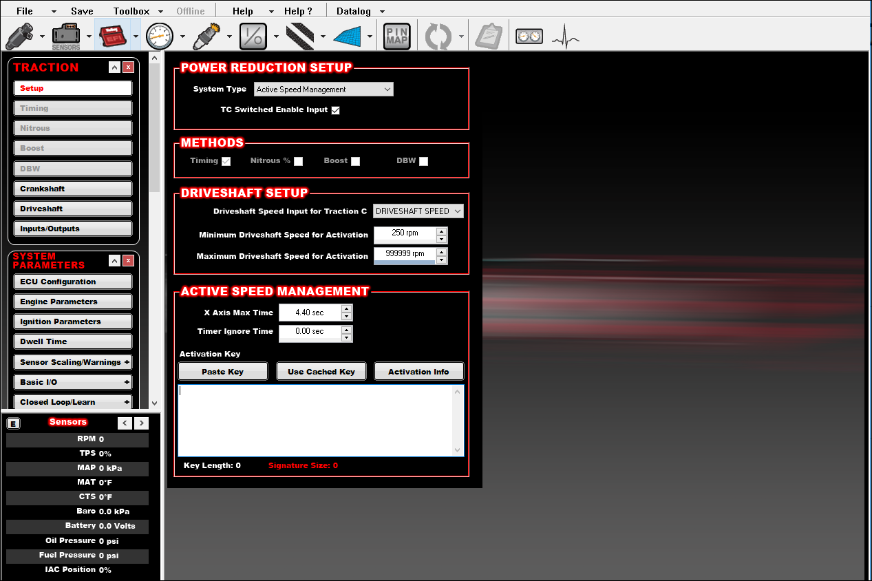 Active Speed Management  Drag Race Traction Control for Holley EFI V5 and V6 Only!