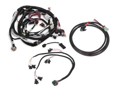Holley EFI LS 58X EFI HARNESS KIT LS2/LS3/LS7, 58X Crank Sensor, Bosch Injector