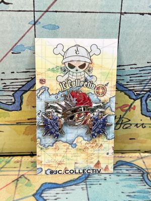 Eustass Kid Raised Silver Metal