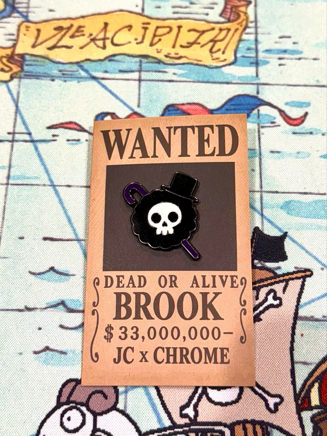 Brook Enamel Pin