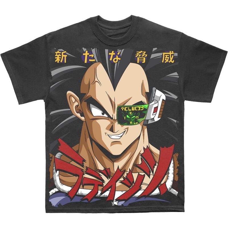 The Arrival Of Raditz (Black Faded)