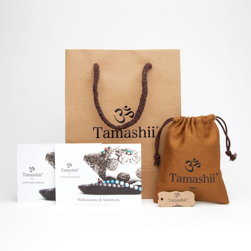 Tamashii Bracciale Ossidiana Argento