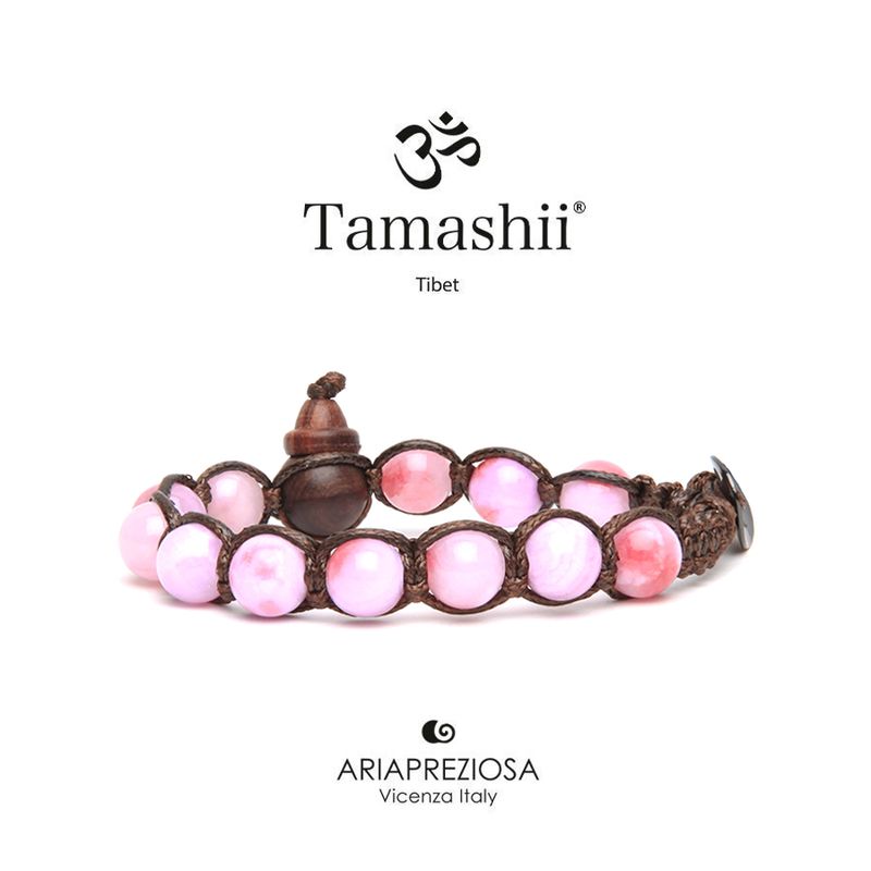 Tamashii Bracciale Giada Cotton Candy Rose