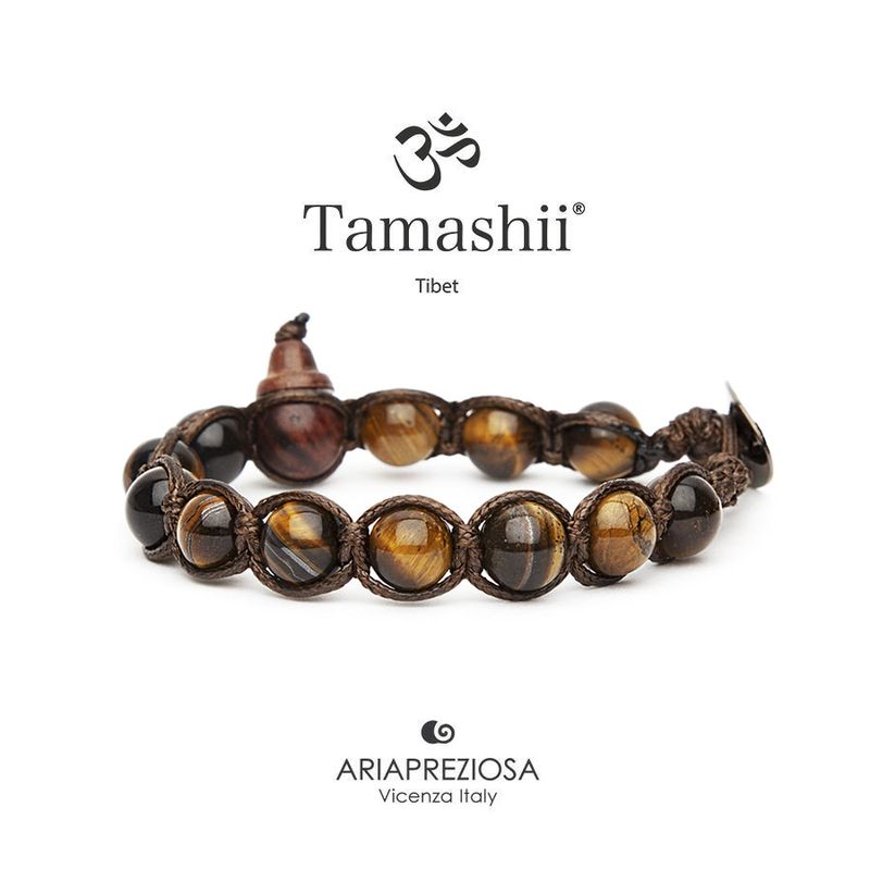 Tamashii Bracciale Occhio Di Tigre Marrone