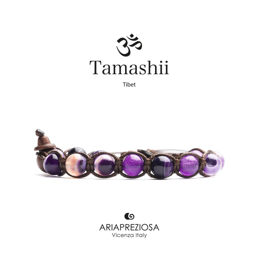 Tamashii Bracciale Agata Viola Striata