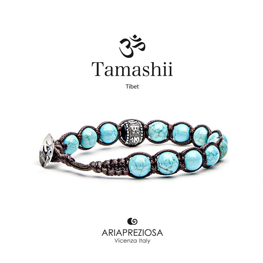 Tamashii Bracciale Ruota Della Preghiera Turchese