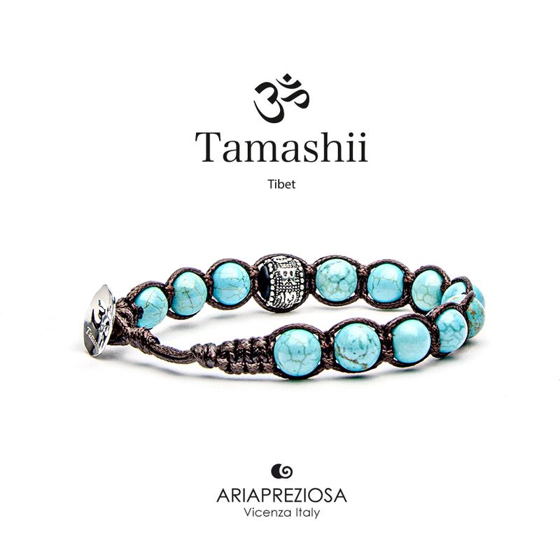 Tamashii Bracciale Ruota Della Preghiera Turchese