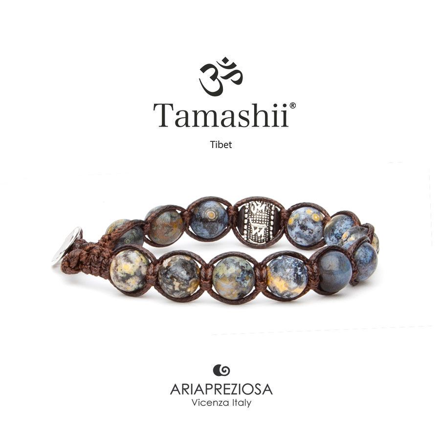 Tamashii Bracciale Ruota Della Preghiera Blue Ocean Stone