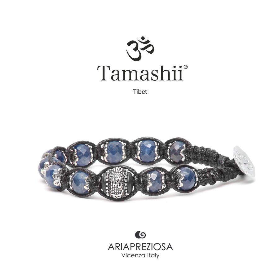 Tamashii Bracciale Ruota della Preghiera Precious Edition - Zaffiro Naturale