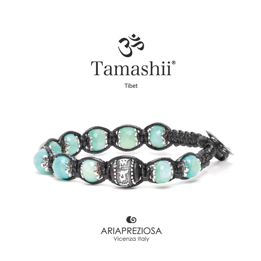 Tamashii Bracciale Ruota Della Preghiera Precious Edition - Smeraldo Naturale