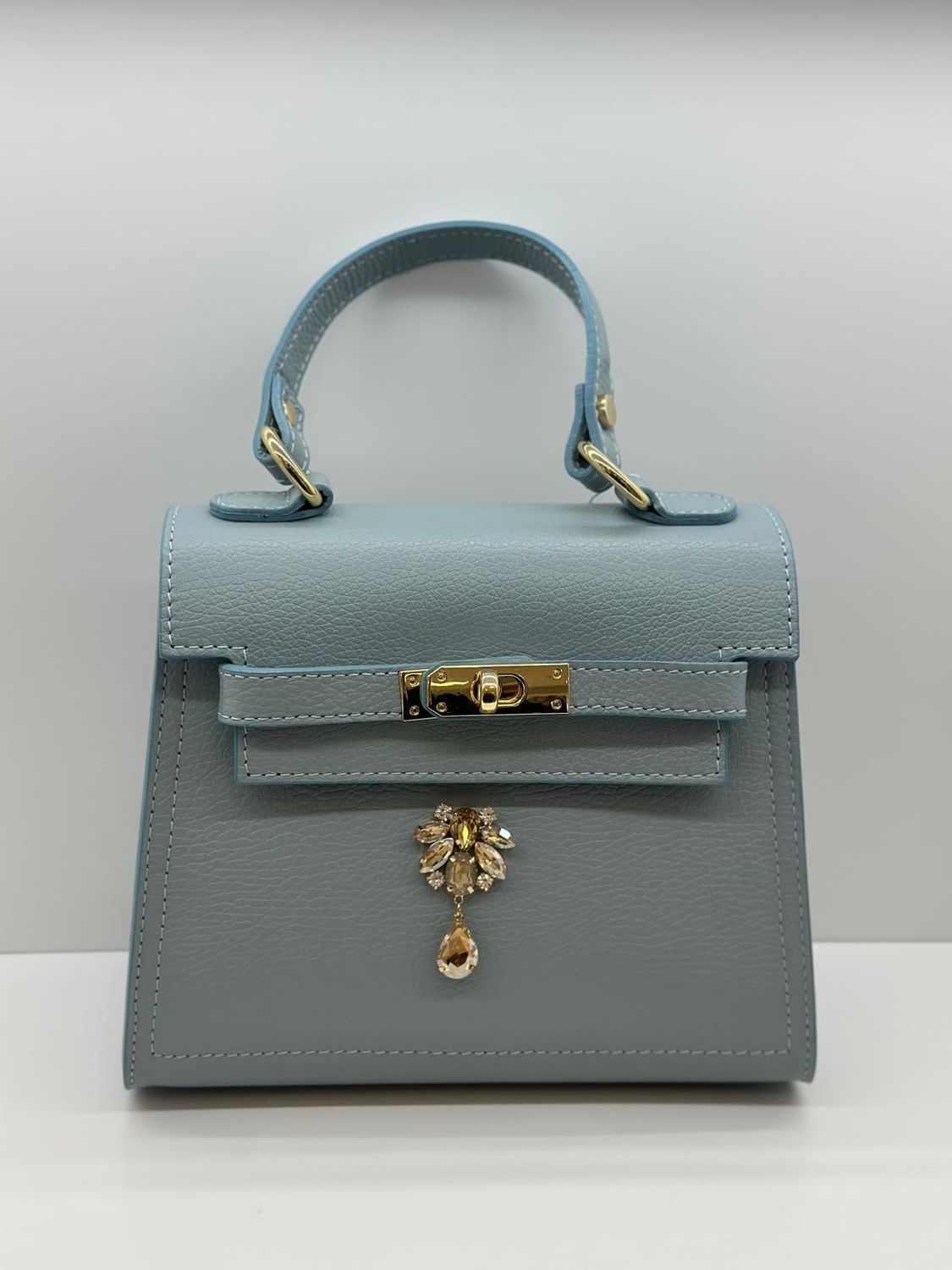 Borsa azzurra da cerimonia