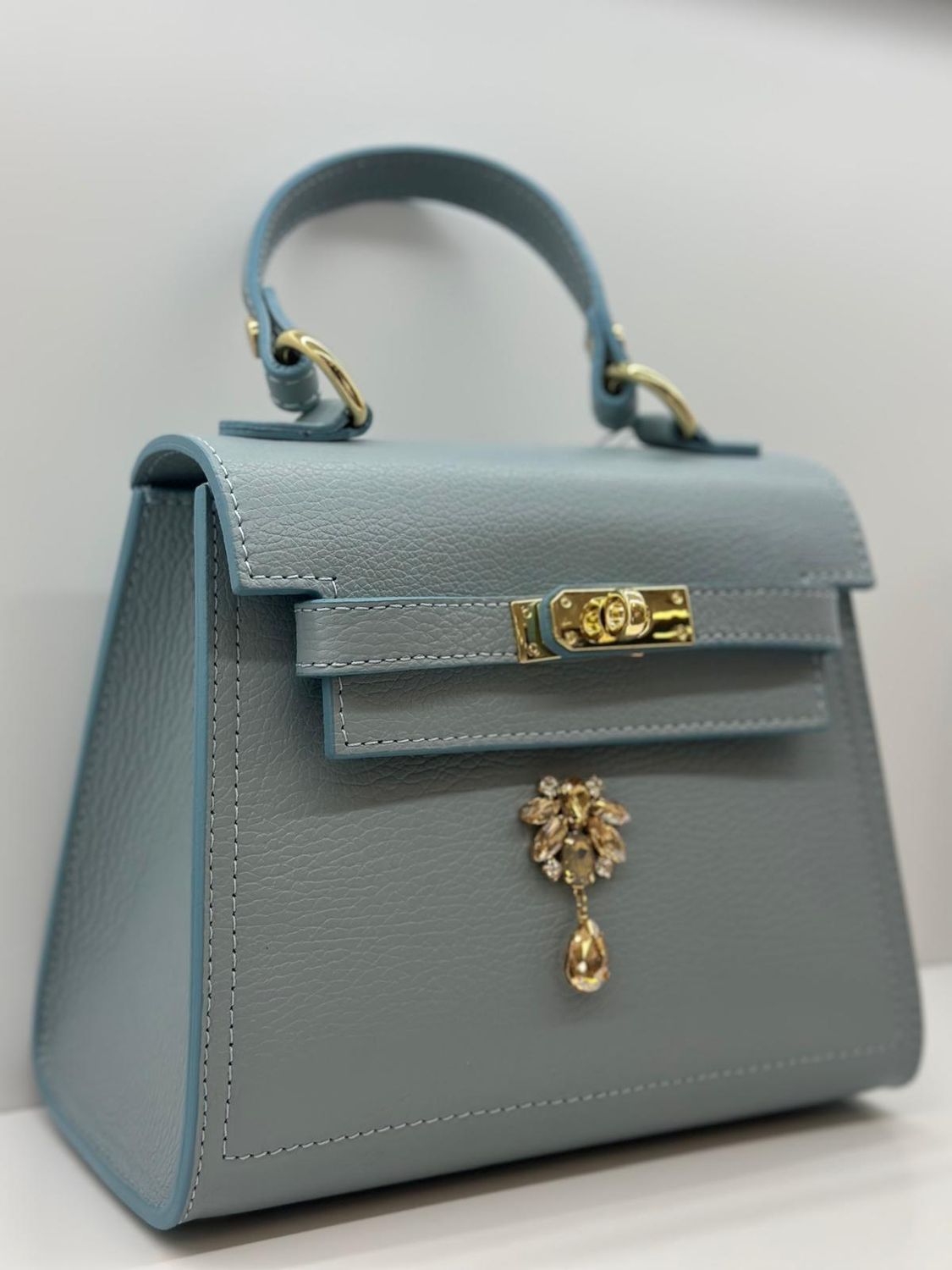 Borsa azzurra da cerimonia