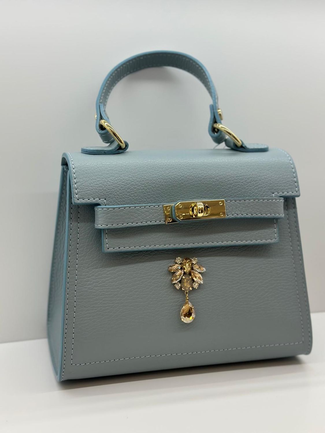 Borsa azzurra da cerimonia