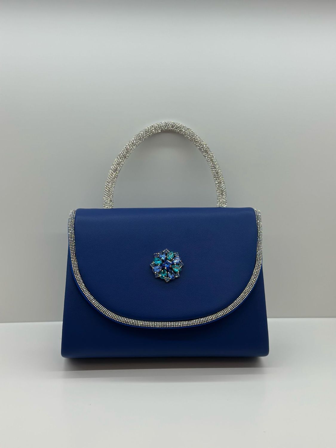 Borsa blu da cerimonia