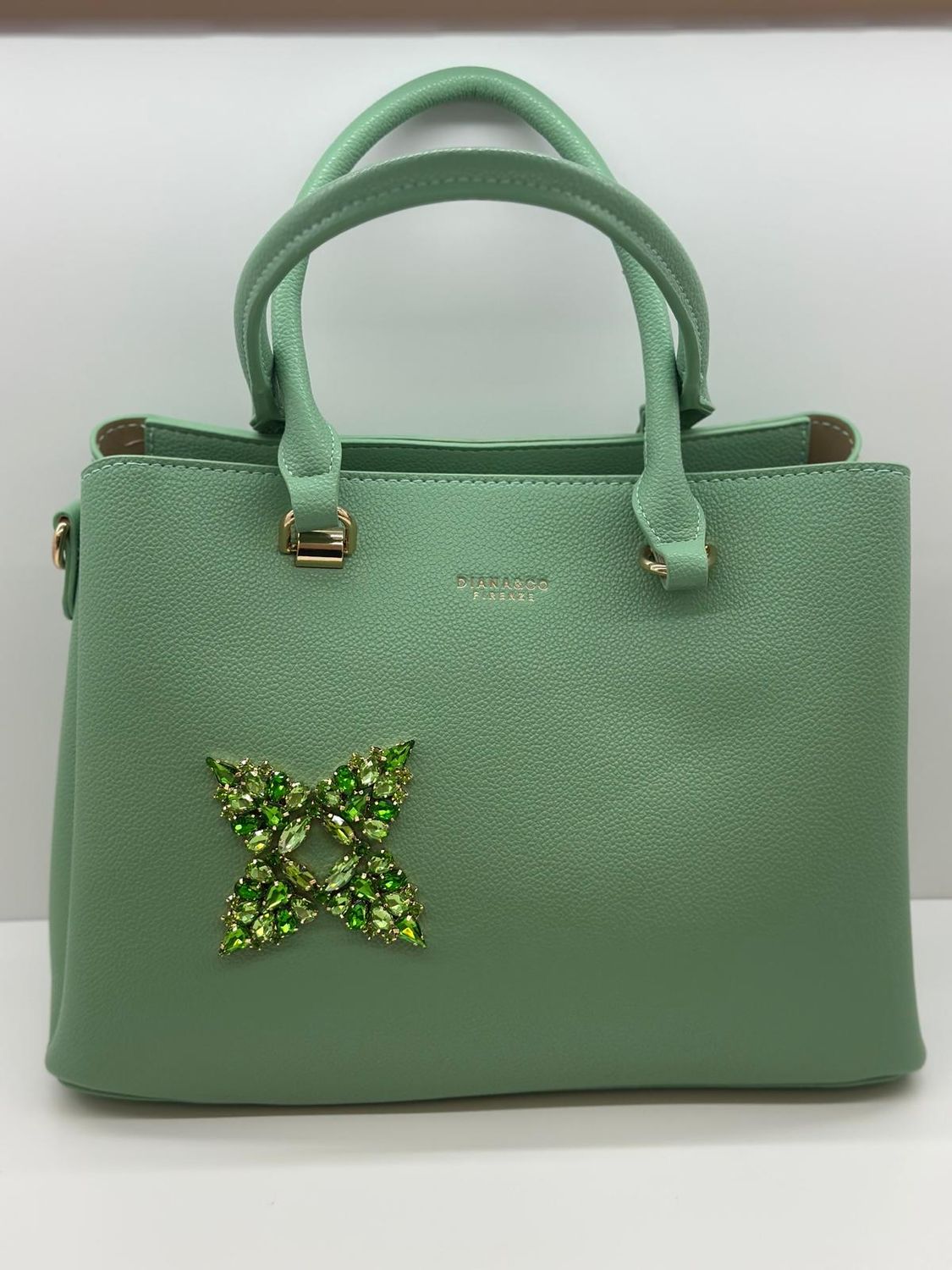Borsa verde da cerimonia