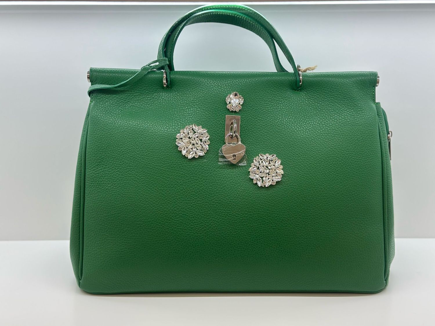 Borsa verde da cerimonia