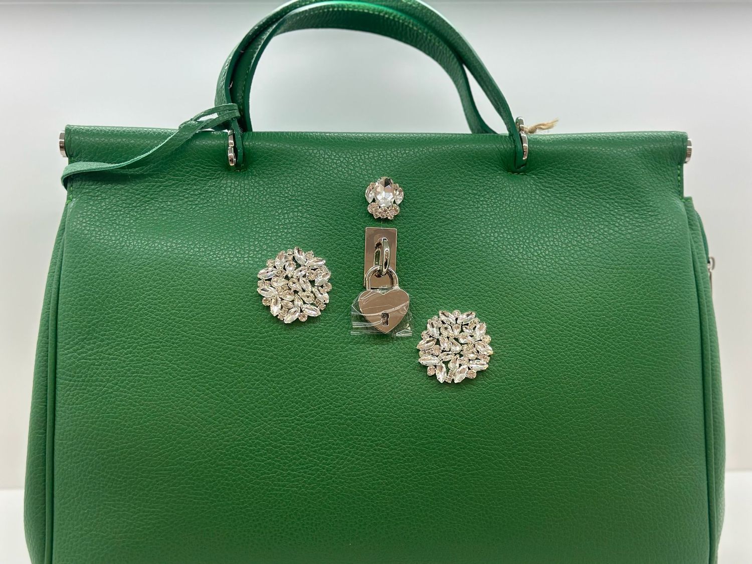 Borsa verde da cerimonia
