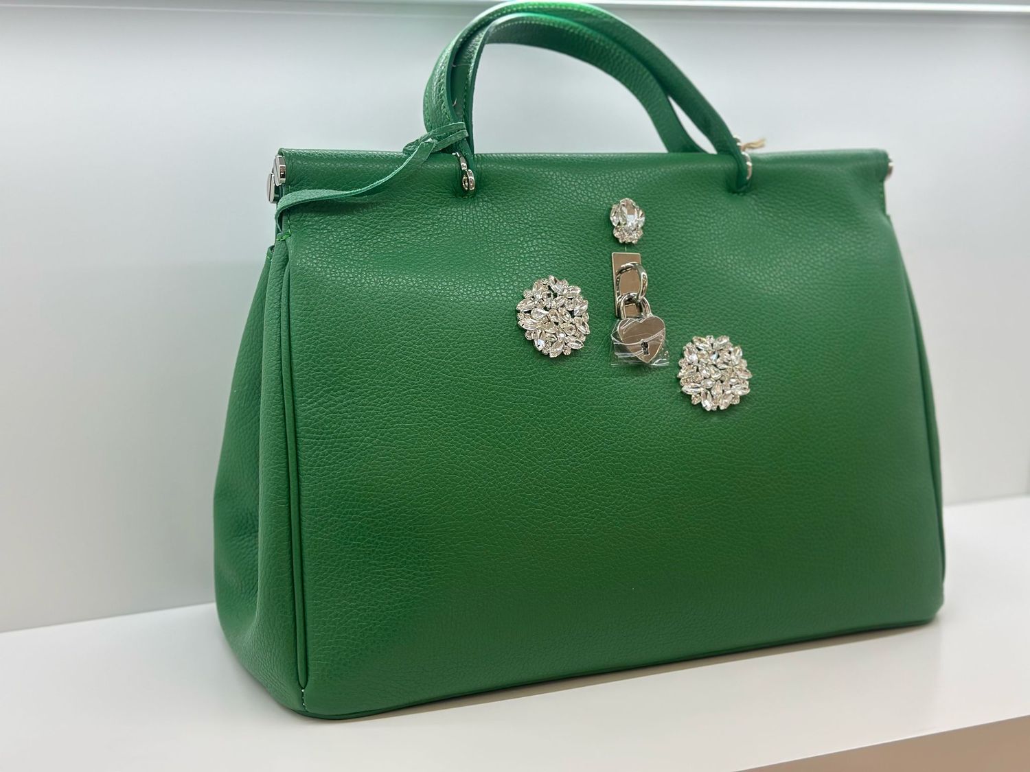 Borsa verde da cerimonia