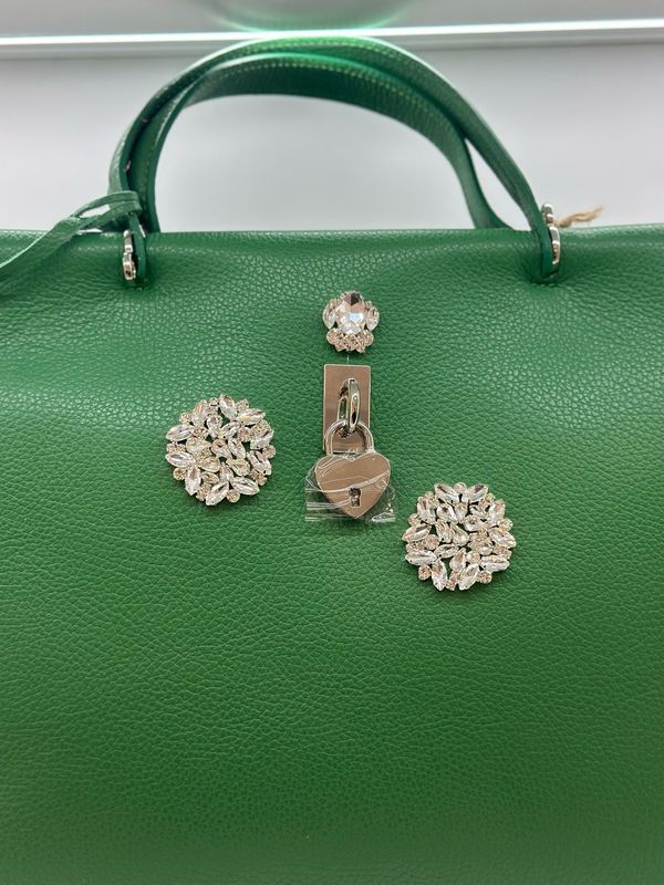 Borsa verde da cerimonia