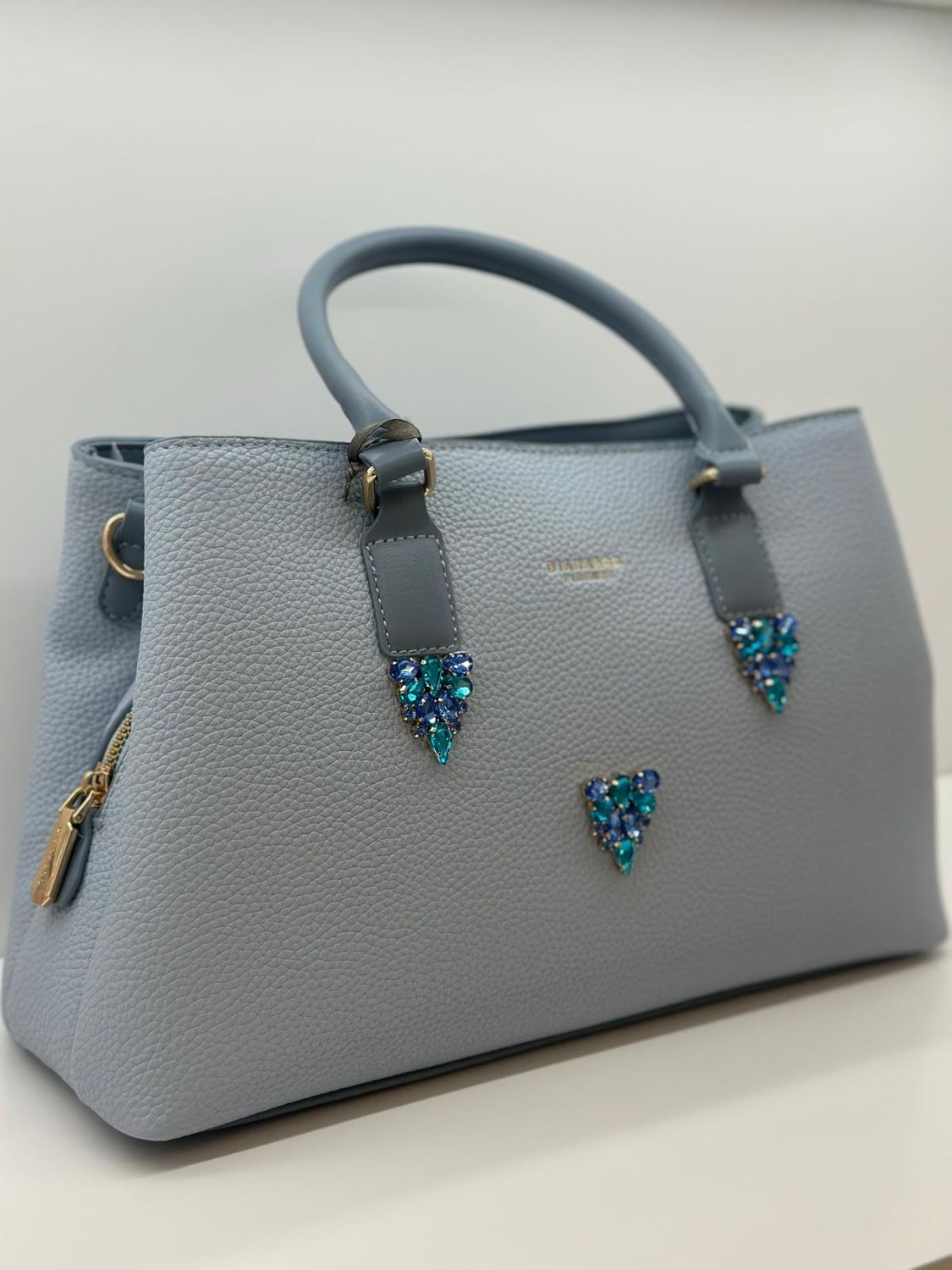 Borsa azzurra da cerimonia