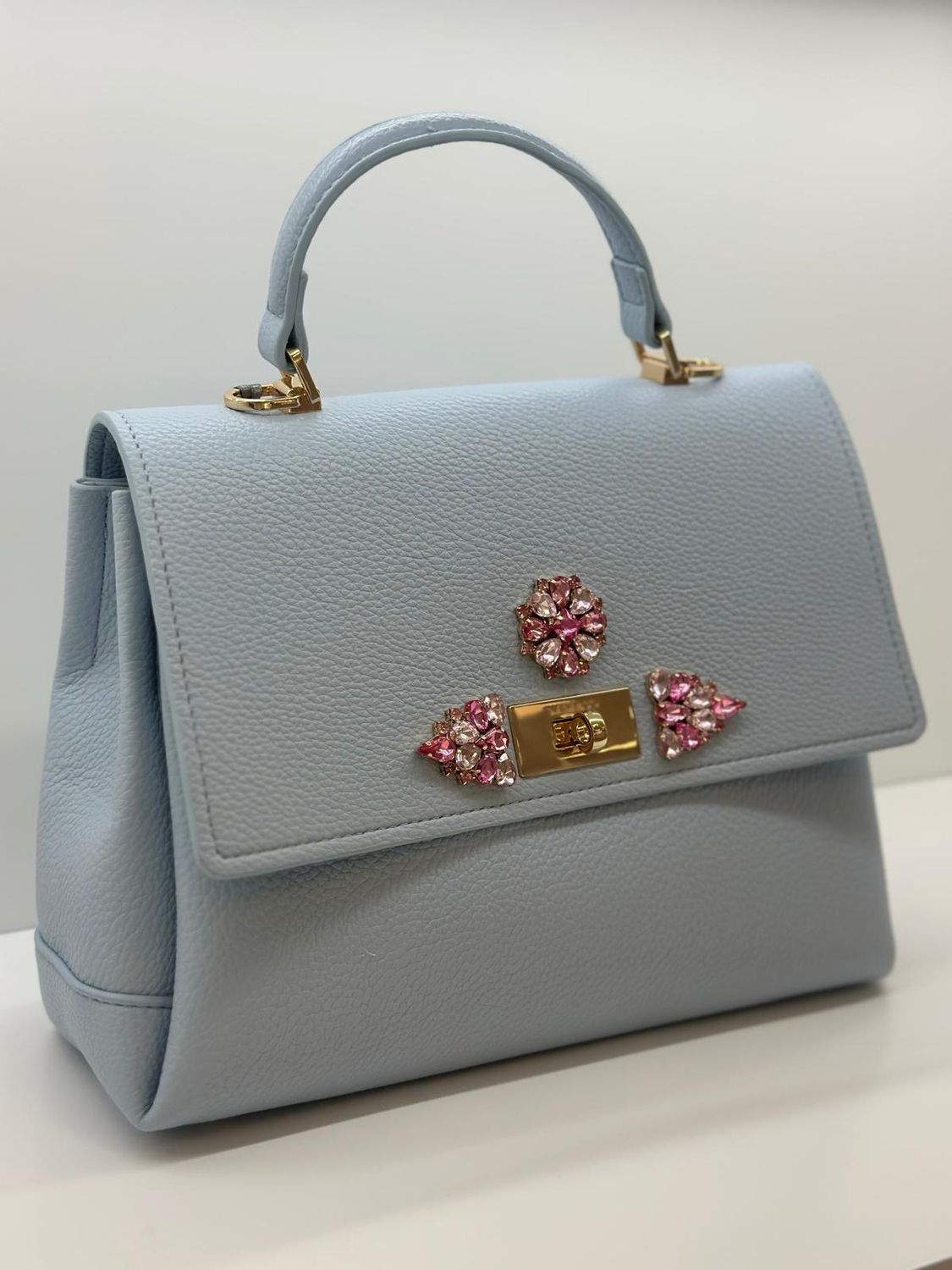 Borsa azzurra da cerimonia