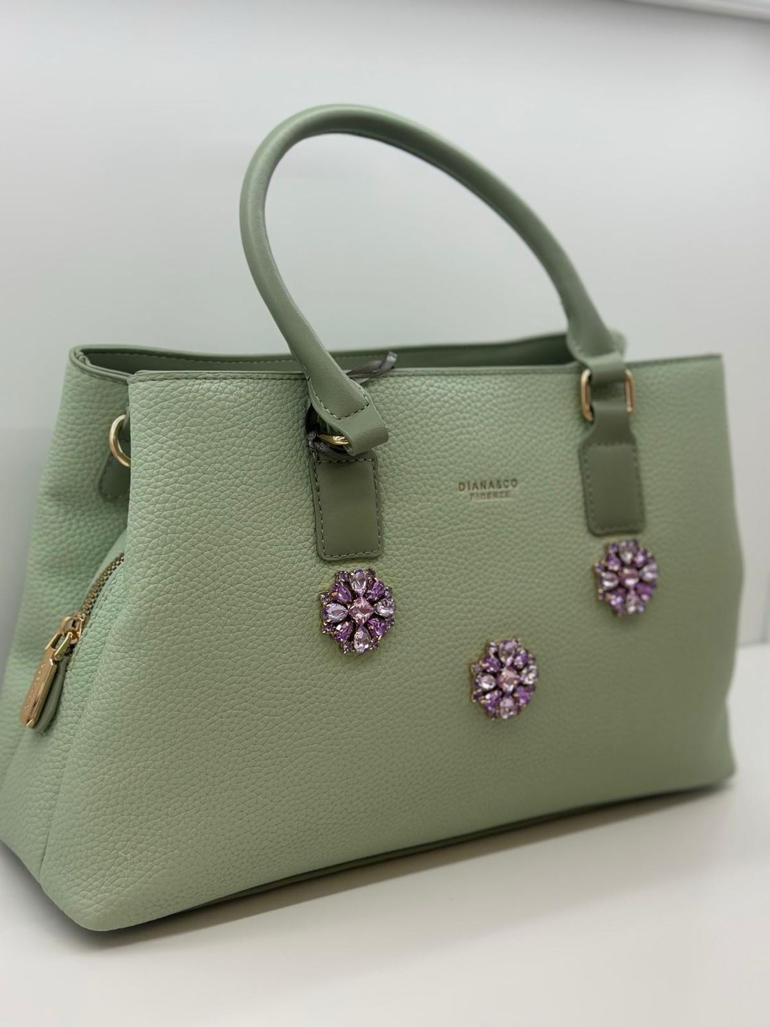 Borsa verde da cerimonia