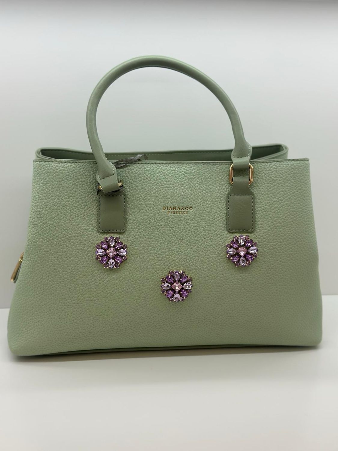 Borsa verde da cerimonia