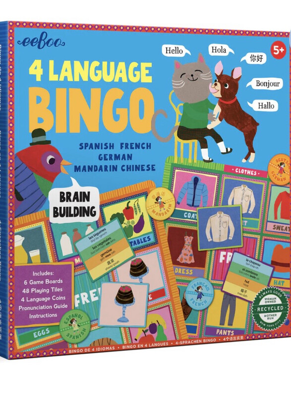 4 Language Bingo