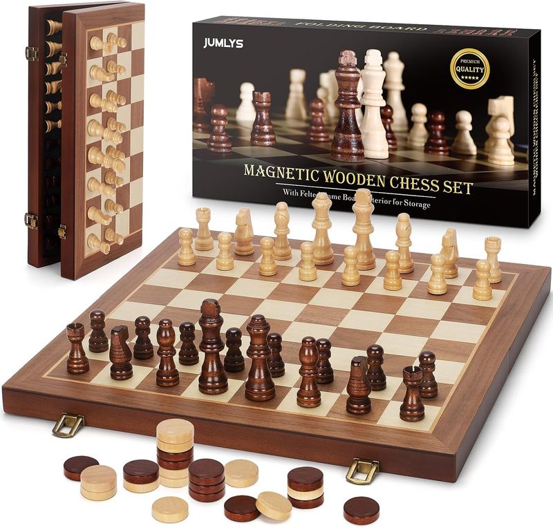 Chess &amp; Checkers Set Magnetic