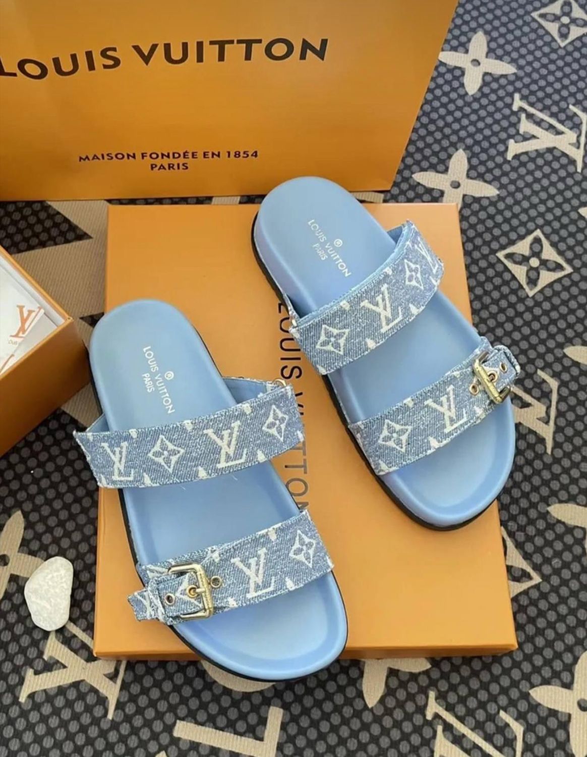 Denim Sandals