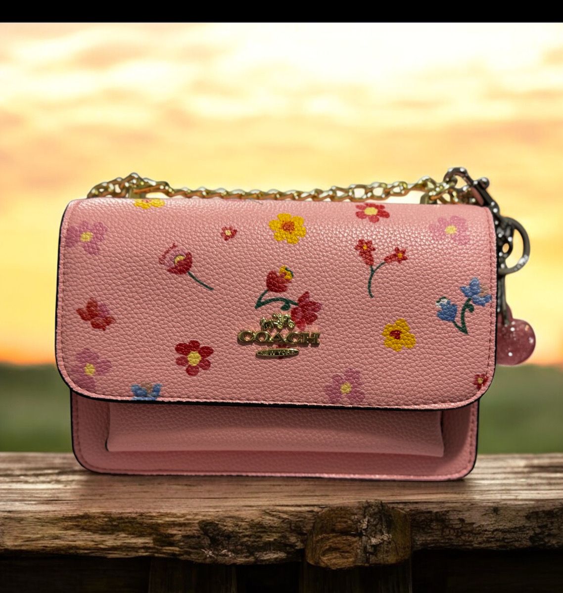 Flower Coach Bag