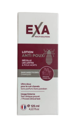 EXA LOTION ANTI POUX POUR ENFANTS ET ADULTES 125 ML