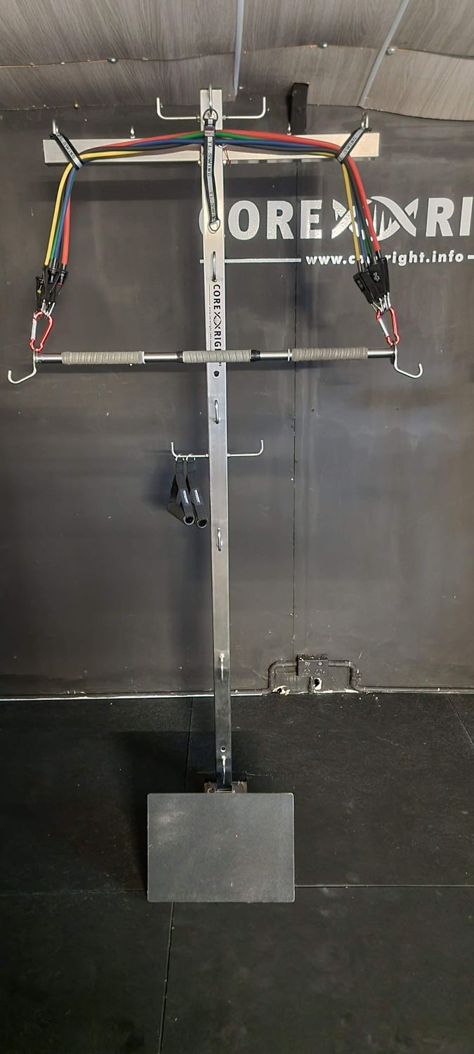 Coreright seated row foot Plate