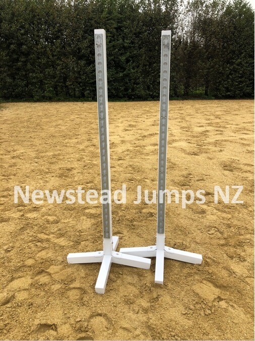 Aluminium Upright Jump Stands - White