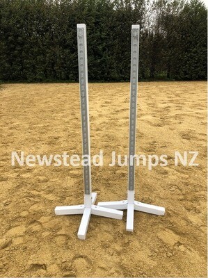 Aluminium Upright Jump Stands - White