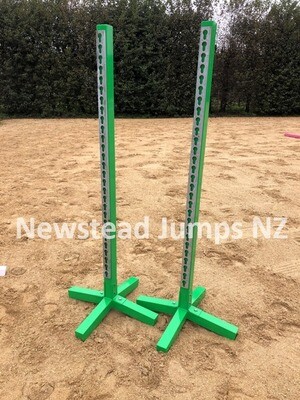 Aluminium Upright Jump Stands - Green