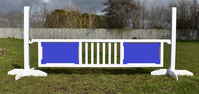 Aluminium Hanging Filler - Dark Blue Panels