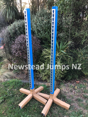 Aluminium Upright Jump Stands - Blue