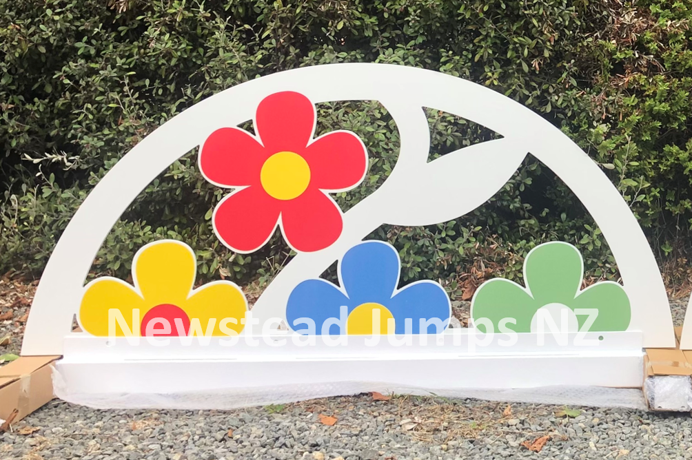 Half Round - Flowers